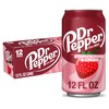 Dr Pepper Strawberries and Cream Soda, 12 fl oz cans,