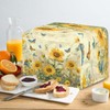 Tnasranmo Sunflower Butterfly Toaster Cover No Base, 4 Slice Wide