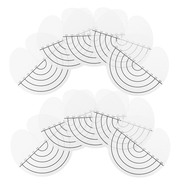 Healvian 25pcs Hair Extension Guards Round Spacer Template for Bonding