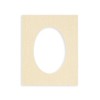 Fresh Linen Canvas Acid Free 11x14 Oval Picture Frame Mat