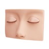 Lash Mannequin Head with 3 Pairs Replaceable Eyelid Silicone Eyelash