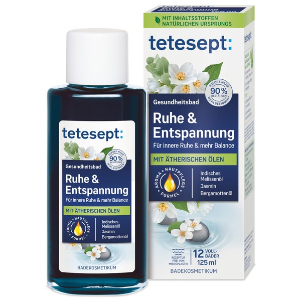 tetesept Rest & Relaxation Bath - Health Bath with 5