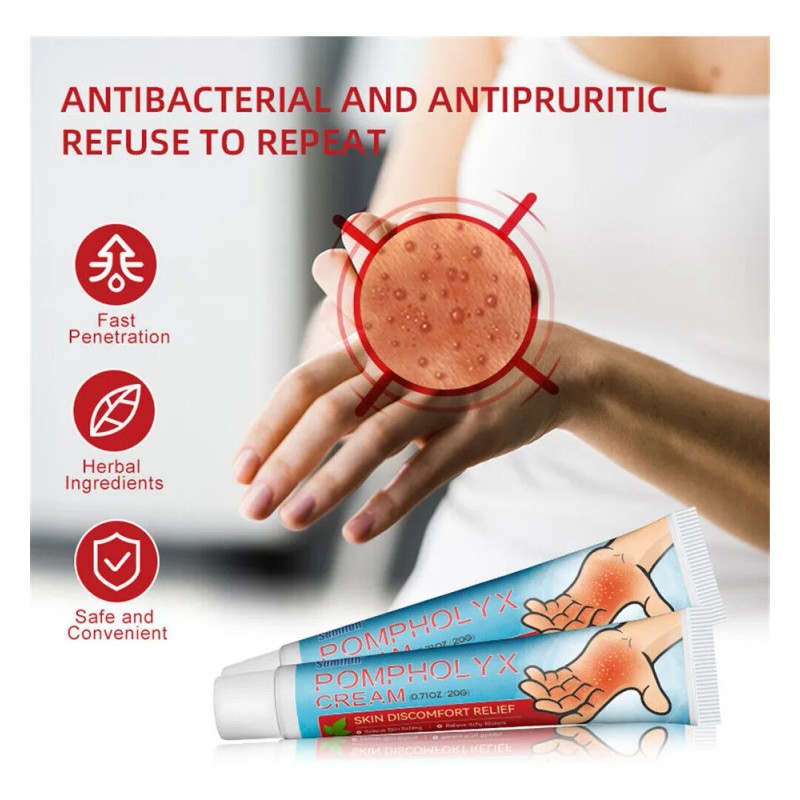 Ungüento Antipruriginoso Para La Dishidrosis De La Piel No