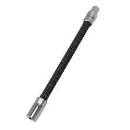 Flexible Socket Extension Bars Wrench Extension Rod - Universal Flexible Shaft Sleeve for Factory Workshop - Black (3/8)