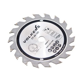 HM Circular Saw Blade Diameter 125 x 12.75 mm 18 Teeth Saw Blade for Hardwood Clamping Plate