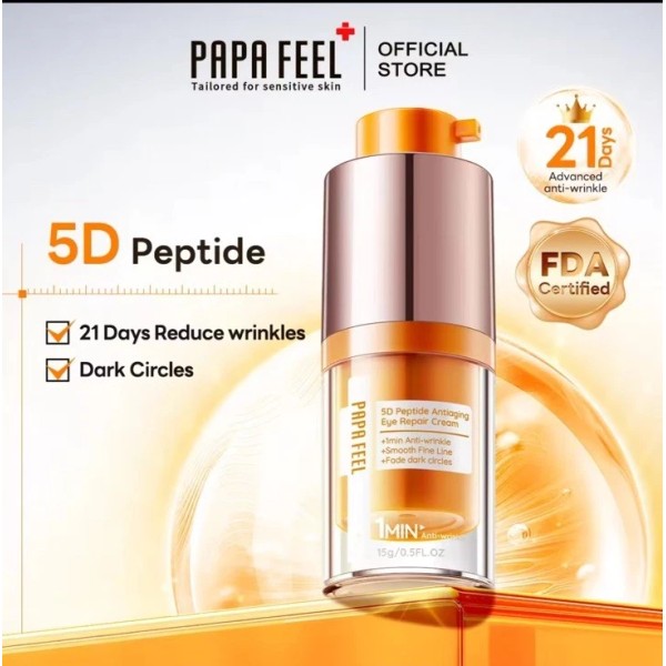 PAPA FEEL 5D PEPTIDE Repair Firming Eye Cream 15grams