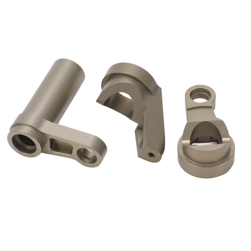 RC Steering Knuckle Kit Aluminum Alloy Shock Absorption Steering Assembly