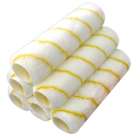 Vermeer Paint Roller Covers - 6-Pack - 1/2" Nap x 9" Long Microfiber Covers for All Paints & Stains - Home Improvement - Interior & Exterior Use