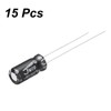 uxcell 47uF 16V 5x11mm Electrolytic Capacitor, Radial Leads Aluminum Capacitors