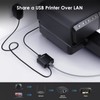 USB 2.0 Network Print Server, WAVLINK LAN Print Share Server