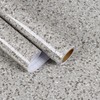 EaseStick Light Grey Granite Countertop Contact Paper Waterproof Glossy Marble