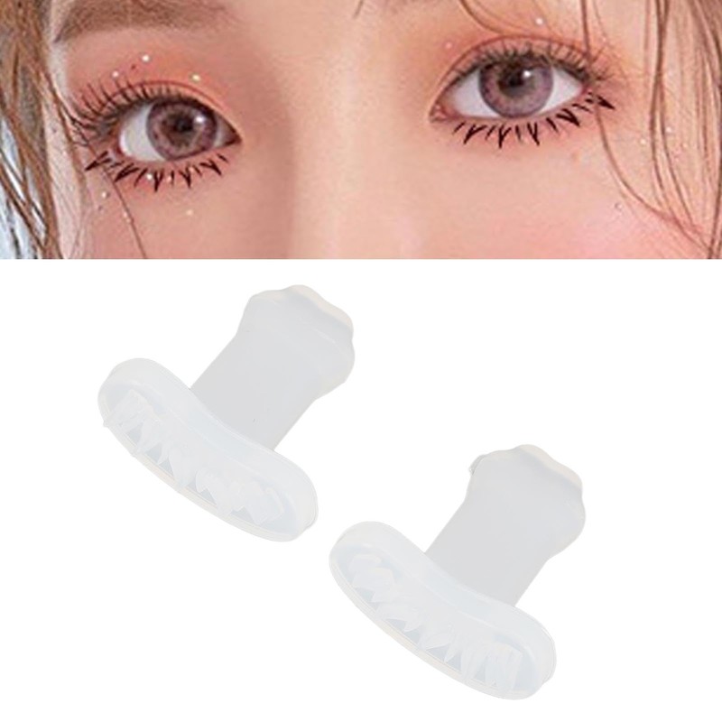 Eyelash Stamps Tool, 3 Pairs Lower Lash Extensions Stamps Reusable