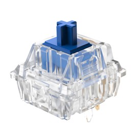 DUROCK Silent Linear Switches, Classic Blue Stem 5 Pins DUROCK Silent Switches, Pre-lubed MX Silent Key Switches (DUROCK Dolphin 62g, 70pcs)