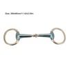 125mm Equine Mouth Snaffle Stainless Steel Electroplated Ring Bit Jointed