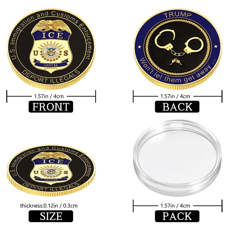 ICE Challenge Coin Homeland Security Collectible Coins Graduating Gifts (10