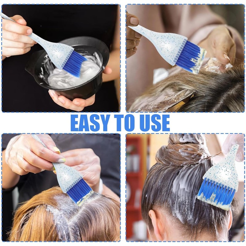 Hair Dye Brush Set, 3 Pieces Precision Applicator Brush Coloring