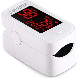 Finger Pulse Oximeter with Led Display Blood Oxygen Saturation Monitor for Adult and Child Family Health Care