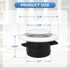 Round Air Vent Cover, 6 Inch Adjustable, ABS Ceiling Vent,