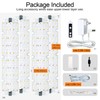 DOMMIA Grow Lights, 40W Linkable Grow Lights for Indoor Plants