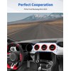 DSWSQ Fit for Mustang Red Interior Accessories - Center Console