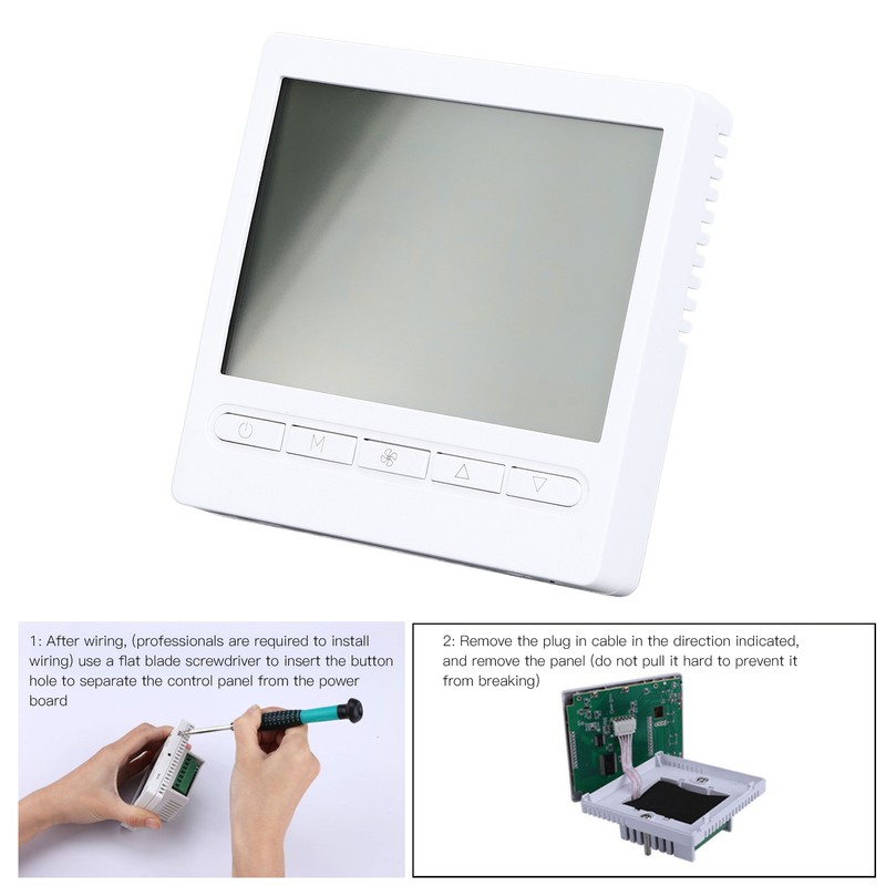 Digital Thermostat PC ABS Case Button Control NTC Sensor LCD