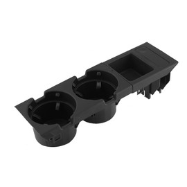 Soporte de la consola central del coche, Interior del auto Consola central del centro Portavasos Porta monedas(Negro)