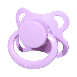 Landofgenie Adult Size Large Shield Pacifiers Moon Shaped Cutie Pacifier Purple