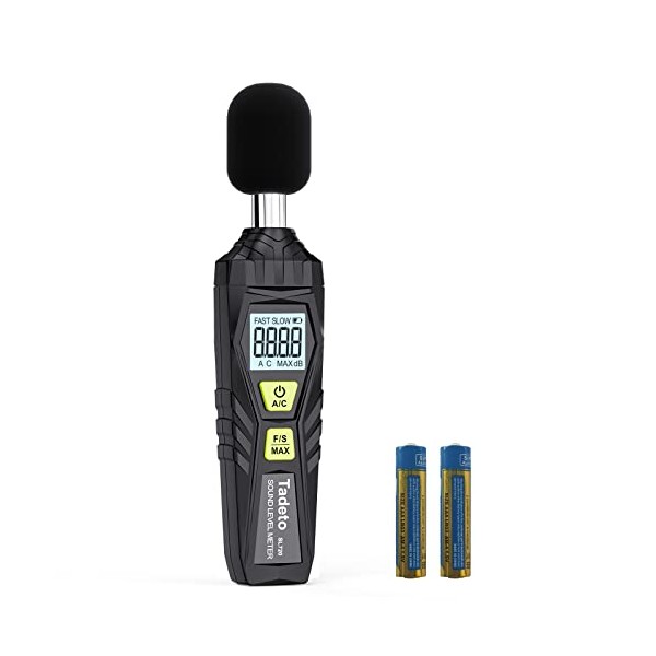 Sound Level Meter, Tadeto Digital Sound Level Portable Decibel Meter