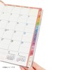 Kutsuwa Color Index Notebook, 2025 B6 Weekly Botanical Pink, 104SHB,