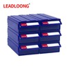 6-Pack Stackable Plastic Desktop Parts Storage Drawers with Labels