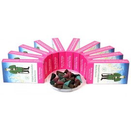 Original Crottendorfer Incense Cones – 10 x 24 Economy Pack – Colourful Mix Ore Mountains