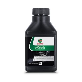 Castrol 2 Cycle Full Synthetic Oil - Small Engine Formula - 50:1 Mix Ratio - Includes Fuel Stabilizer (Pack of 12 (16fl oz bottles))