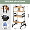 COSYLAND Toddler Standing Tower - Adjustable Height Toddler Kitchen Stool