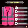 Equestrian PLEASE SLOW DOWN Hi Vis Vest Pink Horse Riding