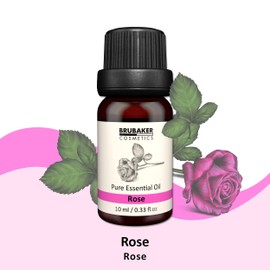 BRUBAKER Cosmetics Set of 3 Rose Oil - Feminity, Sensuality - Essential Oils Aromatherapy Gift Set 3 x 10 ml Rose Oil Vegan