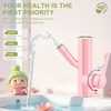 Bathroom Sink Faucet, Cactus-Shaped, Single Hole with Water-Powered LED Temperature