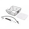 Livabber Countertop Fruit Basket Bowl with Banana Hanger, Modern Standing