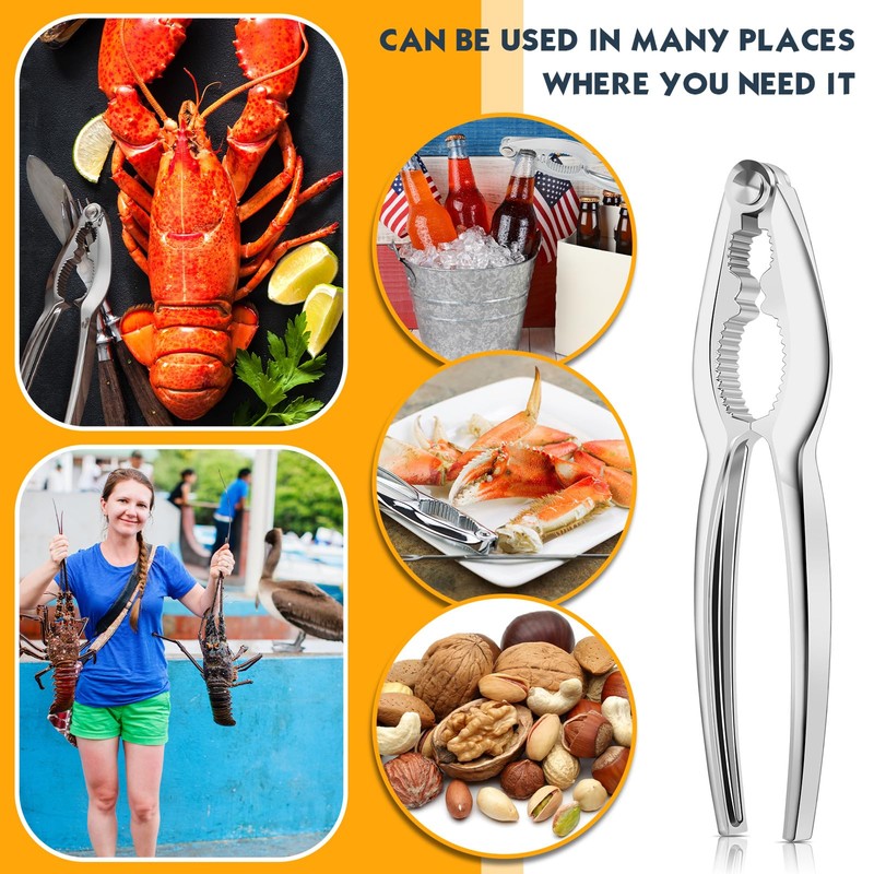 Zhehao 60 Pack Nut Crackers Tool Bulk Crab Crackers and