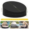 PATIO PLUS Sun Island Cover Waterproof 420D Oxford with Drawstring