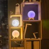 Moon Lamp, LOGROTATE 16 Colors LED Night Light 3D Printing