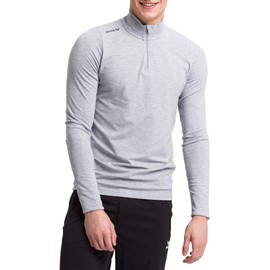 Erima Polo-Neck Jumper - Grey Marl, Small