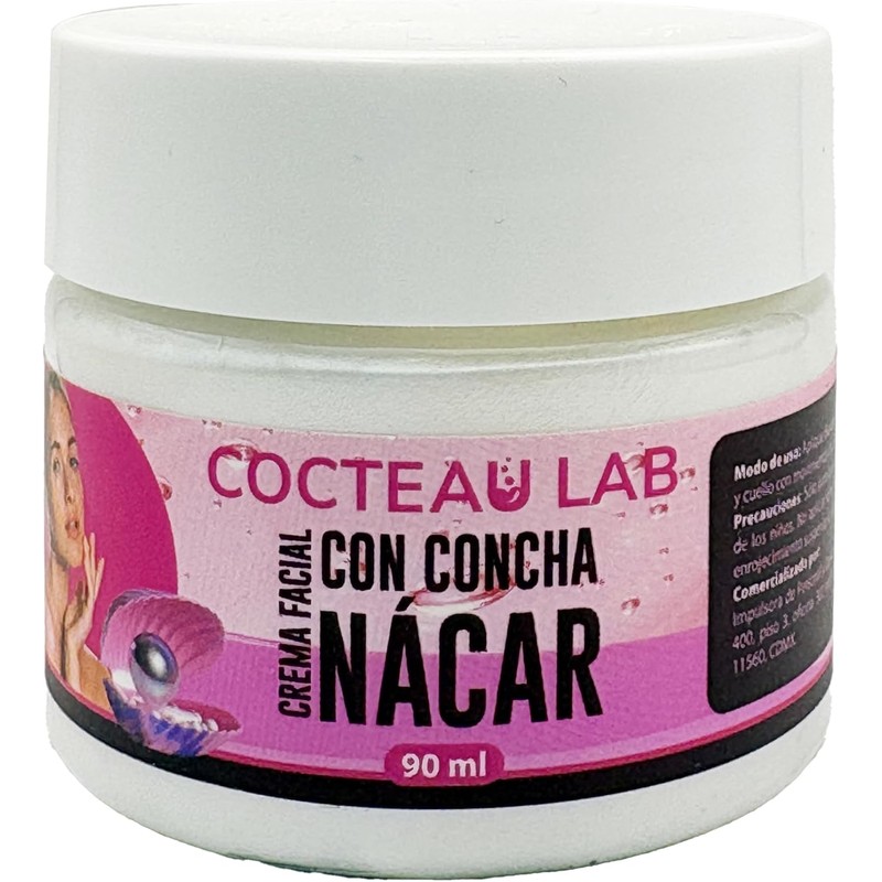 Crema Facial con Concha Nácar