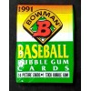 1991 Bowman Baseball Sealed Wax Pack Chipper Jones Jim Thome