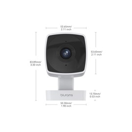 Blurams 5GHz Wi-Fi Pet Camera, Indoor Security Camera, 2K Dog Camera With Phone App, Foldable Camera W/AI Motion Detection,2-Way Talk,IR Night Vision