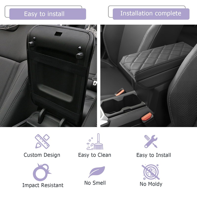 LUWU Car Armrest Pad for Dacia Duster 2024 (Models with