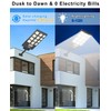 JAYNLT Solar Lights for Outside, 5 Lighting Modes Solar Flood