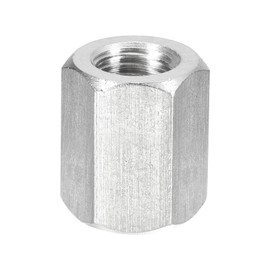 sourcing map M16 x 2-Pitch 30mm Length Coupling Nuts, 1pcs 304 Stainless Steel Metric Hex Rod Coupling Nuts