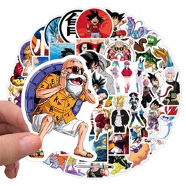 For Dragon Ball Stickers, Set of 50, Cute Anime for Dragon Ball Stickers, Waterproof Decals, Cute, Stylish, Cartoon, DIY Stickers, Diary, Suitcase, Suitcase, Snowboard, Suitcase, Guitar, Car, Water