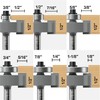 APIOLO Professional Rabbet Router Bit Set 1/4 Shank 1pcs with