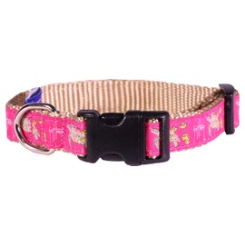 Guy Harvey Dog Collars (Pink Sea Turtle, X-Small ¾ 10”-15”)